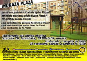 Convocatoria para la plaza Moraza @ Plaza Moraza | Bilbo | Euskadi | España