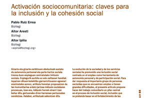 Activación sociocomunitaria: claves para la inclusión y la cohesión social